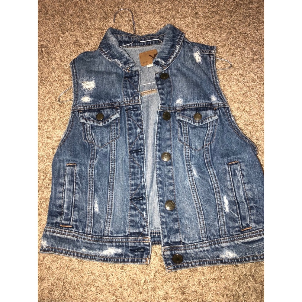 American Eagle Jean Vest